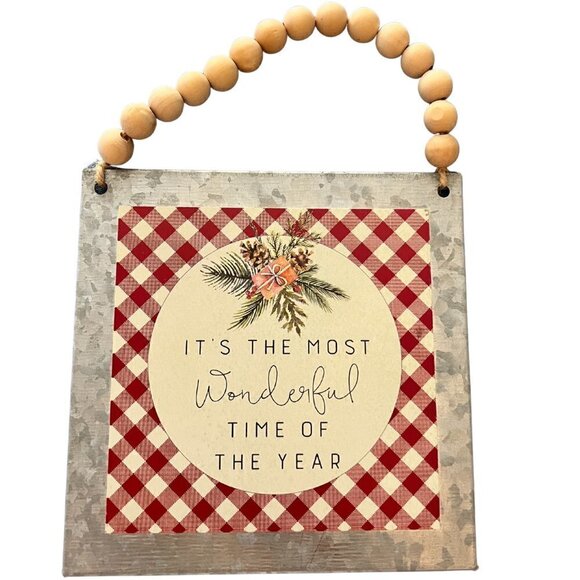 It's the Most Wonderful Time of the Year Wall / Door Hanging - Picture 1 of 2